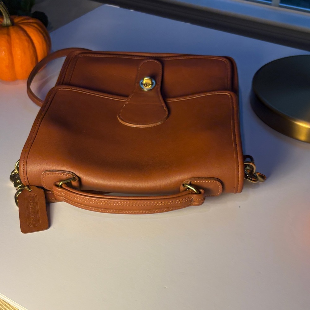 Vintage Coach Station Crossbody Bag - British Tan- never used!!! - Picture 6 of 14